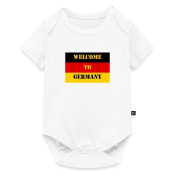 welcome to germany - Drapeau de l’Allemagne - Body à manches courtes Premium Bébé - blanc - Devant