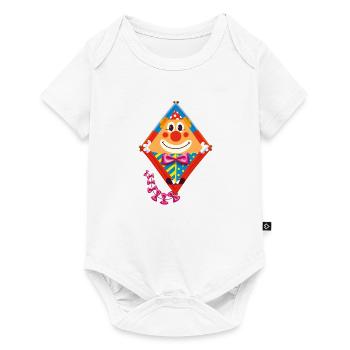 La fête du cerf-volant et l'art du festival - Body à manches courtes Premium Bébé - blanc - Devant