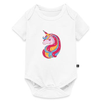 Beautiful unicorn - Baby Premium short-sleeve bodysuit - white - Front