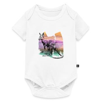 Kangaroo kangaroo kangaroo kangaroo t shirt - Baby Premium short-sleeve bodysuit - white - Front