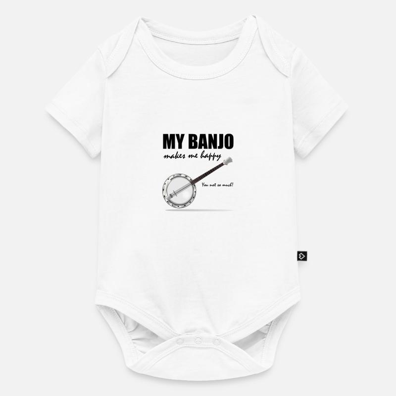 banjo - Body à manches courtes Premium Bébé - blanc