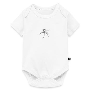 Bicycle Bike Fixie Singlespeed Shirt Racebike - Baby Premium short-sleeve bodysuit - white - Front