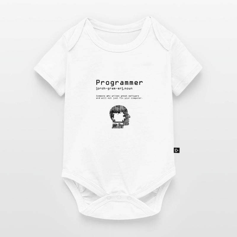 Programmierer Shirt Nerd Informatik Computer Idee Baby Premium Kurzarmbody