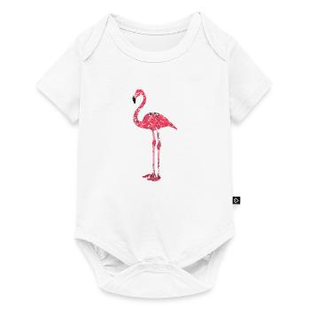 Pink flamingo - Baby Premium short-sleeve bodysuit - white - Front
