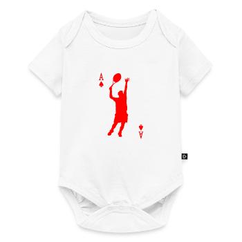 Tennis Tennis Ball Ball Sport Sport Ball Gift - Baby Premium short-sleeve bodysuit - white - Front