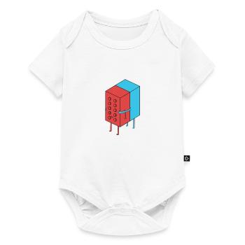 Valentine's building blocks - Baby Premium short-sleeve bodysuit - white - Front