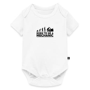 Mécanicien, cadeau, dicton drôle - Body à manches courtes Premium Bébé - blanc - Devant