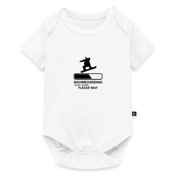 Snowboard - Body à manches courtes Premium Bébé - blanc - Devant