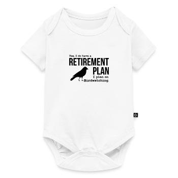 Funny Birdwatching TShirt and Other Items - Baby Premium short-sleeve bodysuit - white - Front