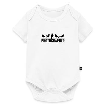 Vogel Fotograf Geschenk Design Wildlife - Baby Premium Kurzarmbody - Weiß - Vorne