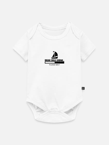 Segeln - Baby Premium Kurzarmbody - Weiß