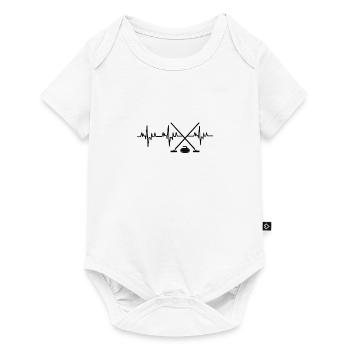 Curling - Baby Premium Kurzarmbody - Weiß - Vorne
