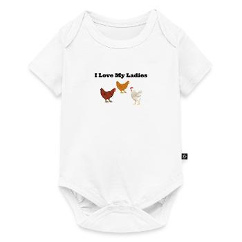 Chicken Design - I Love My Ladies - Baby Premium short-sleeve bodysuit - white - Front