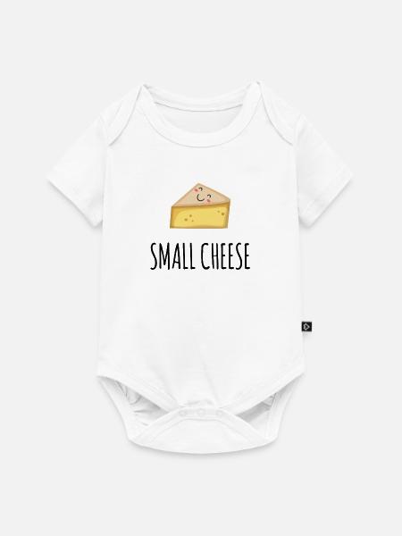 Kleiner Käse - Baby Premium Kurzarmbody - Weiß