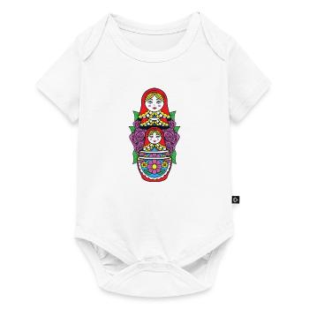 Matryoshka Matryoshka Russian doll Russia - Baby Premium short-sleeve bodysuit - white - Front