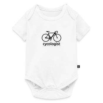 Cycologist - Road Bike, Cycling, Bicycle - Baby Premium short-sleeve bodysuit - white - Front