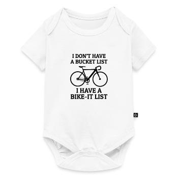 Road Bike, Cycling, Bicycle, Funny - Baby Premium short-sleeve bodysuit - white - Front