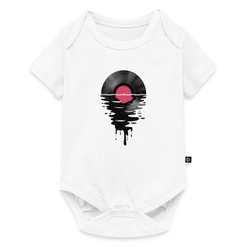 Vinyl LP Record Sunset - Baby Premium short-sleeve bodysuit - white - Front