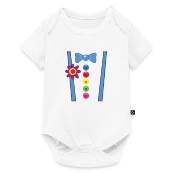 Costume de clown T-shirt Costumes de groupe Mardi Gras - Body à manches courtes Premium Bébé - blanc - Devant