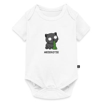 Miezekotze Miezekatze Miau Katze kotzt - Baby Premium Kurzarmbody - Weiß - Vorne