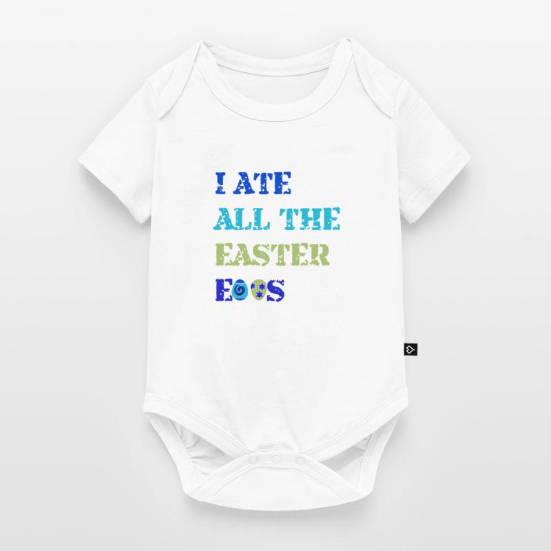 Funny Easter saying Baby Premium short-sleeve bodysuit
