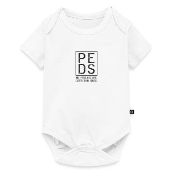 PEDS Pediatrician, Pediatrics My Patients Are - Baby Premium short-sleeve bodysuit - white - Front