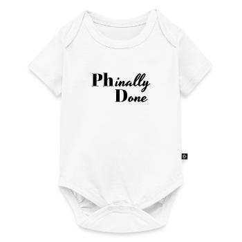 Phinally Done PhD Gift - Baby Premium short-sleeve bodysuit - white - Front