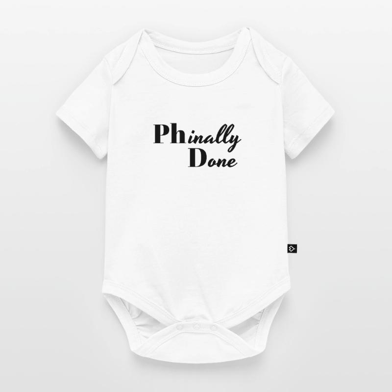 Phinally Done PhD Gift Baby Premium short-sleeve bodysuit