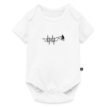 Battle Ropes Lifeline Pulse Design - Baby Premium short-sleeve bodysuit - white - Front