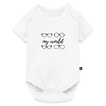 Mon opticien du monde - Body à manches courtes Premium Bébé - blanc - Devant