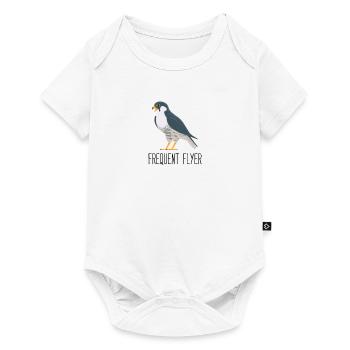 Funny Peregrine Falcon Birder Gift - Baby Premium short-sleeve bodysuit - white - Front