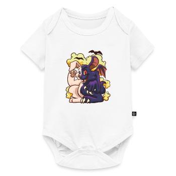 Vampire Rabbit - Baby Premium short-sleeve bodysuit - white - Front