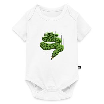 Snake anaconda - Baby Premium short-sleeve bodysuit - white - Front