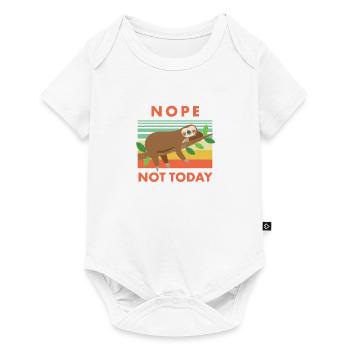 Sloth - NOPE Not Today! - Baby Premium short-sleeve bodysuit - white - Front