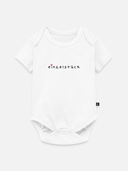 Einzelstück Geschenk - Baby Premium Kurzarmbody - Weiß