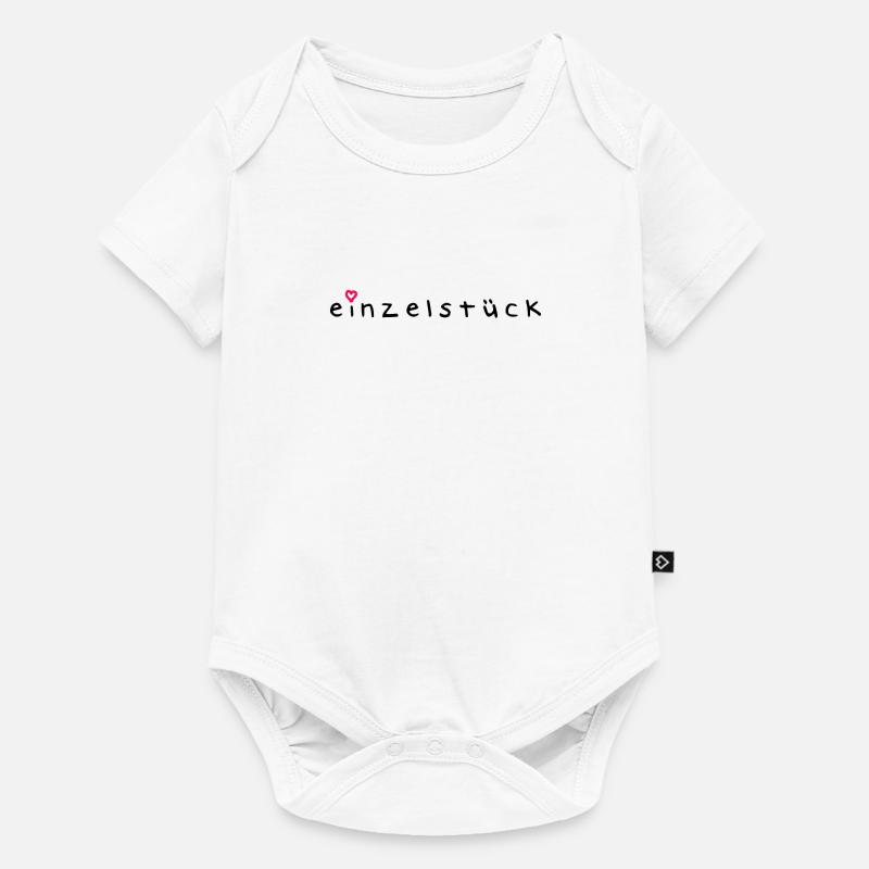 Einzelstück Geschenk - Baby Premium Kurzarmbody - Weiß