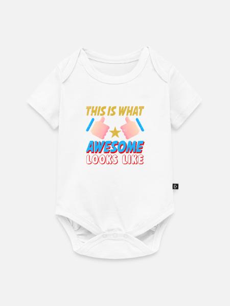 So sieht fantastisch aus, bescheiden - Baby Premium Kurzarmbody - Weiß