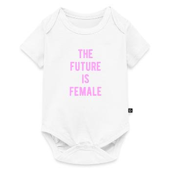 Female - Baby Premium short-sleeve bodysuit - white - Front