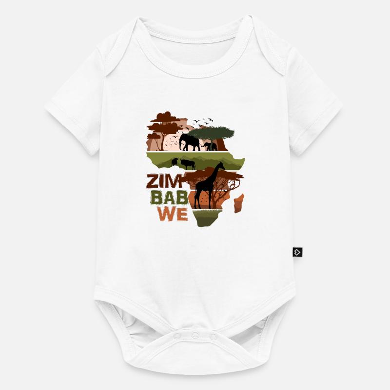 Zimbabwe Africa Sunset - Baby Premium short-sleeve bodysuit - white