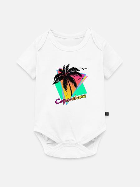 Copacabana - Baby Premium Kurzarmbody - Weiß