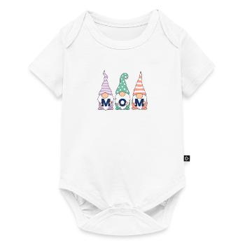 Cadeau Gnomes pour MAMAN, Mères - Body à manches courtes Premium Bébé - blanc - Devant