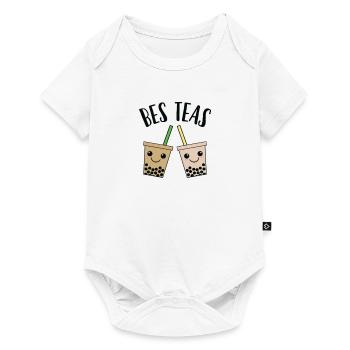 Bes TEAS Bubble Boba Tea Kawaii BESTIES - Body à manches courtes Premium Bébé - blanc - Devant