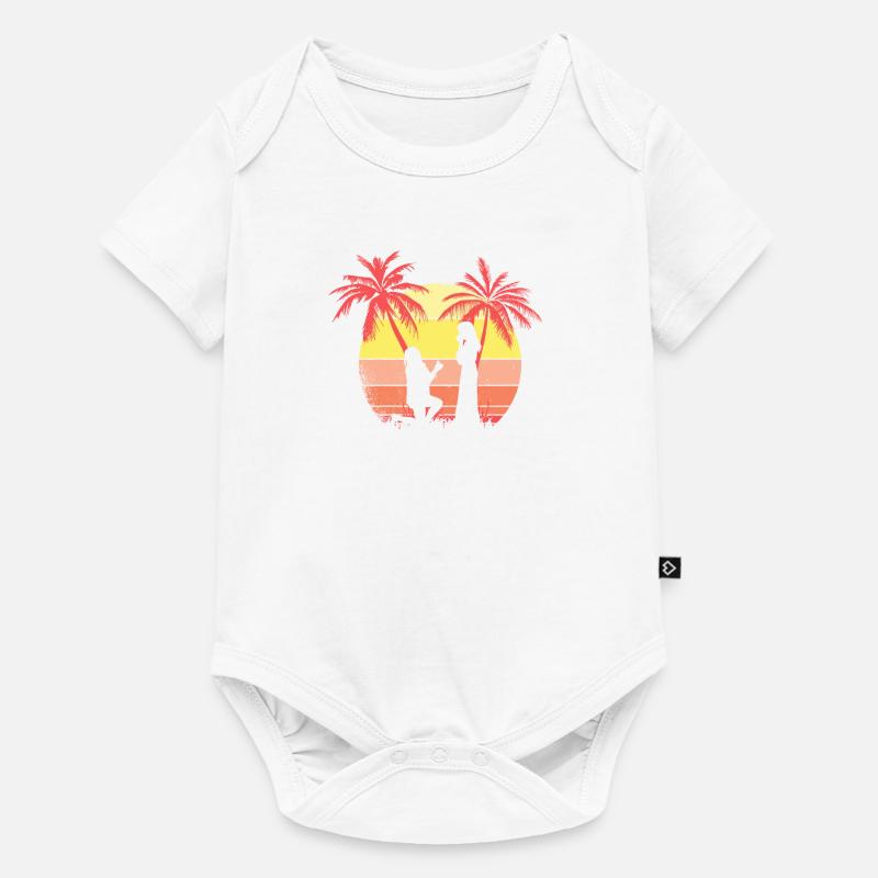 Lesbian Couple Romantic Marriage Propose Summer - Baby Premium short-sleeve bodysuit - white