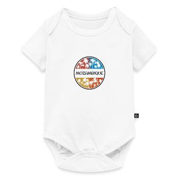 Mozambique Africa Palm Tree Stylish Vacation - Baby Premium short-sleeve bodysuit - white - Front