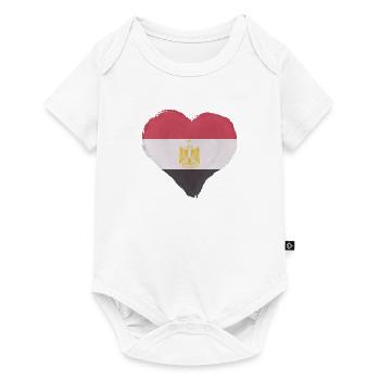 Egypte Drapeau Hurghada Afrique Drapeau égyptien - Body à manches courtes Premium Bébé - blanc - Devant