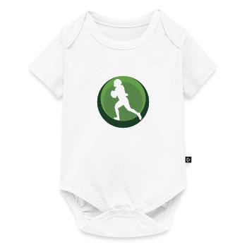 Football américain Footballeur Football américain - Body à manches courtes Premium Bébé - blanc - Devant