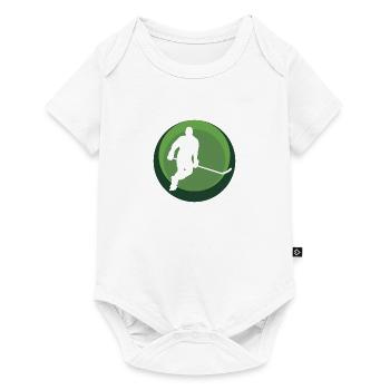 Ice Hockey Eishockeyspieler Ice Hockey - Baby Premium short-sleeve bodysuit - white - Front