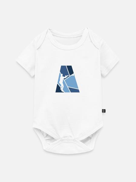 field Intercrosse box - Baby Premium Kurzarmbody - Weiß