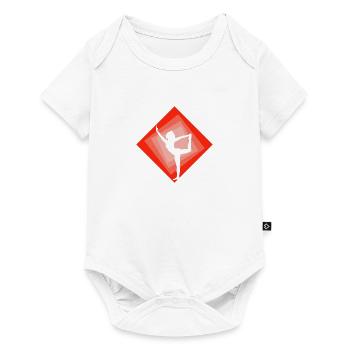 Vinyasa Mantra Yoga - Body à manches courtes Premium Bébé - blanc - Devant