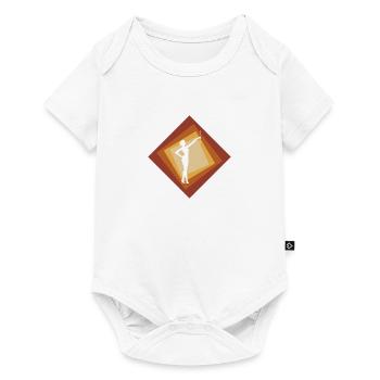 Baton Twirling Gymnastics Pole Turning - Baby Premium short-sleeve bodysuit - white - Front
